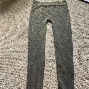 1X gold sparkly leggings